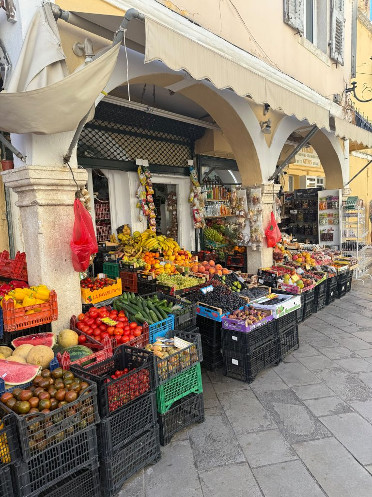 Frutas em Corfu